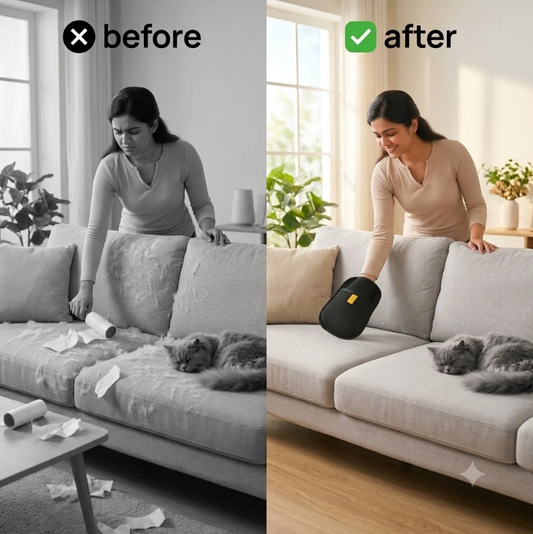 Pet Hair Removal Glove for Cats & Dogs