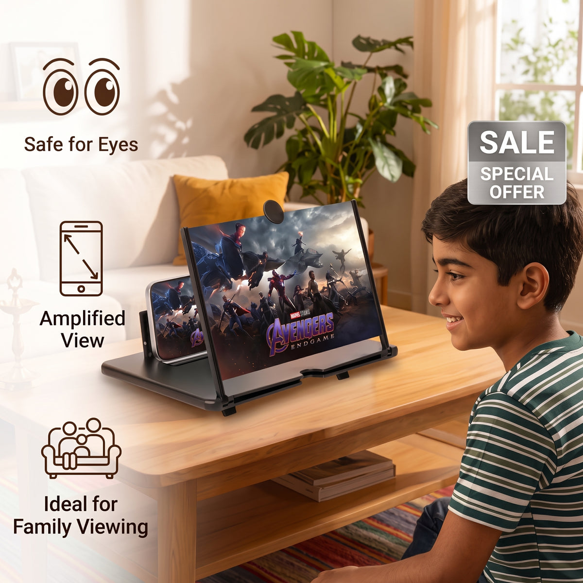 ScreenView Pro™- Mobile Phone Video Screen Magnifier