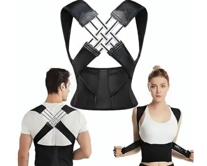 Posture Corrector Free Size Designed to provide exceptional Back Straight And Shoulder Support Belt