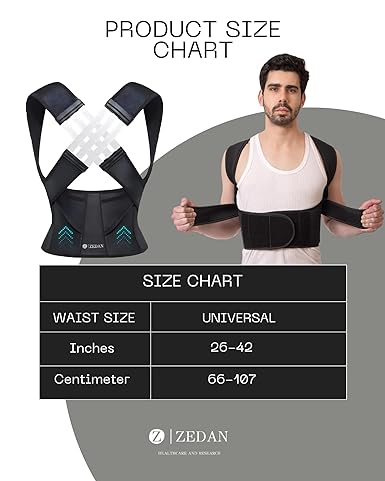 Posture Corrector Free Size Designed to provide exceptional Back Straight And Shoulder Support Belt